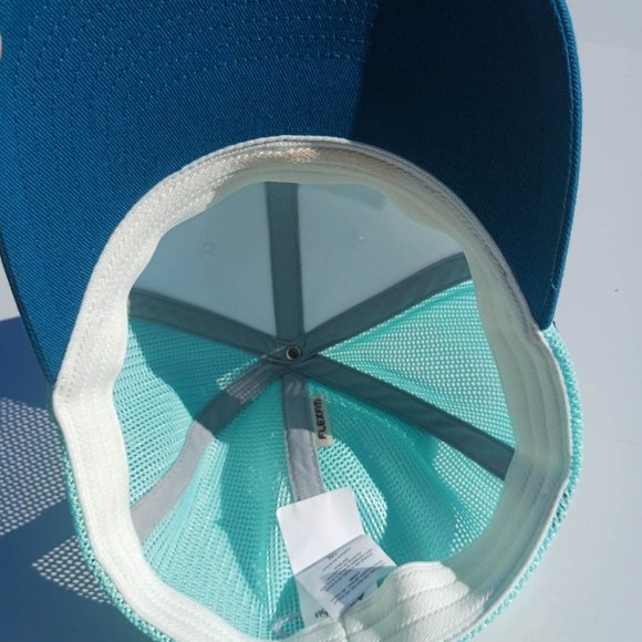 PFG Size OS White Blue Men's CAP - Picture 6 of 8